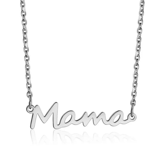 Mamá Necklace - Silver