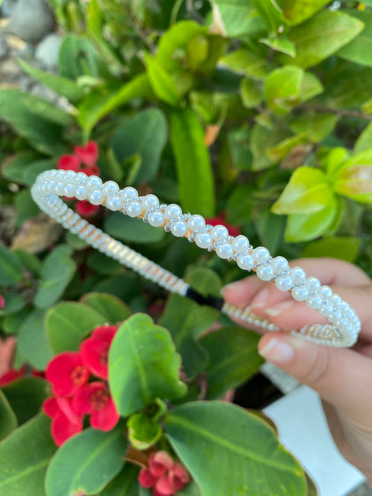 Double Pearl Headband